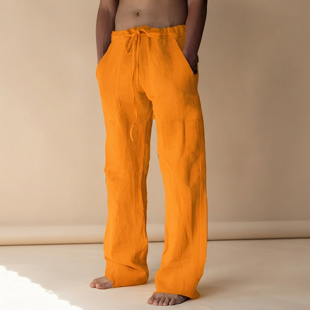 Arthur - Pantalones de pierna ancha para hombre