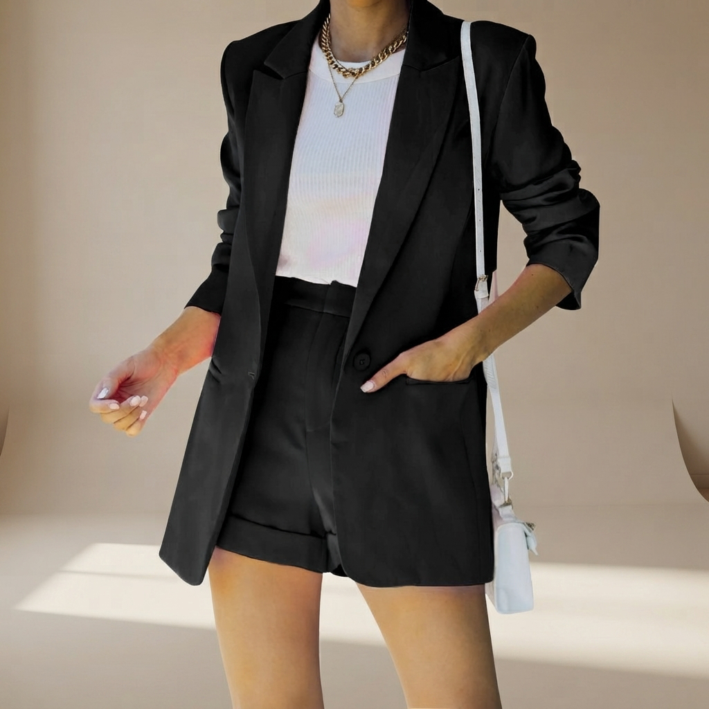 Geraldine - Conjunto Elegante de Traje Corto