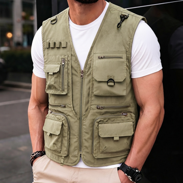 Kyle - Chaleco con Múltiples Bolsillos Listo para la Aventura