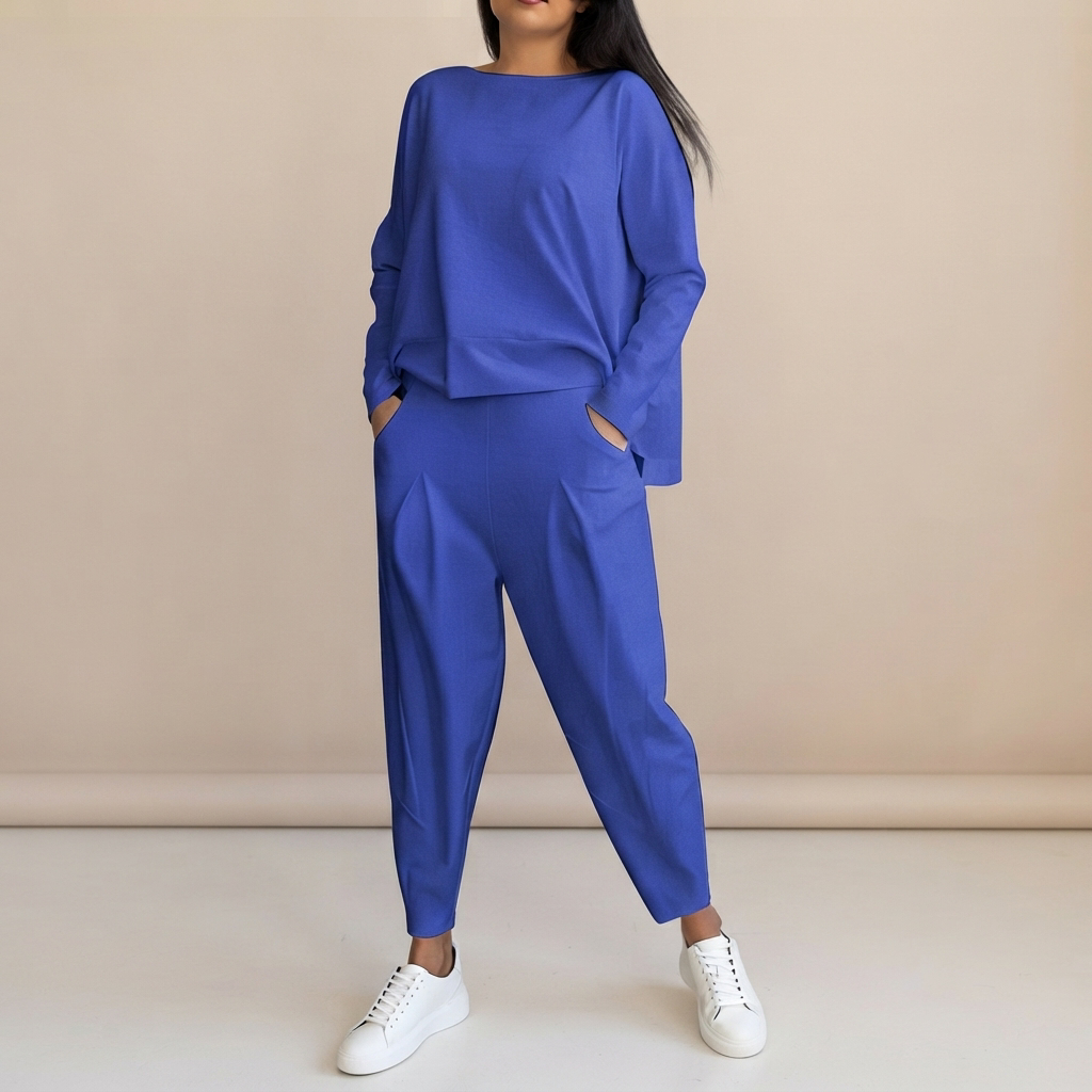 Emilyn - Set de Pantalones Cómodos de Corte Amplio