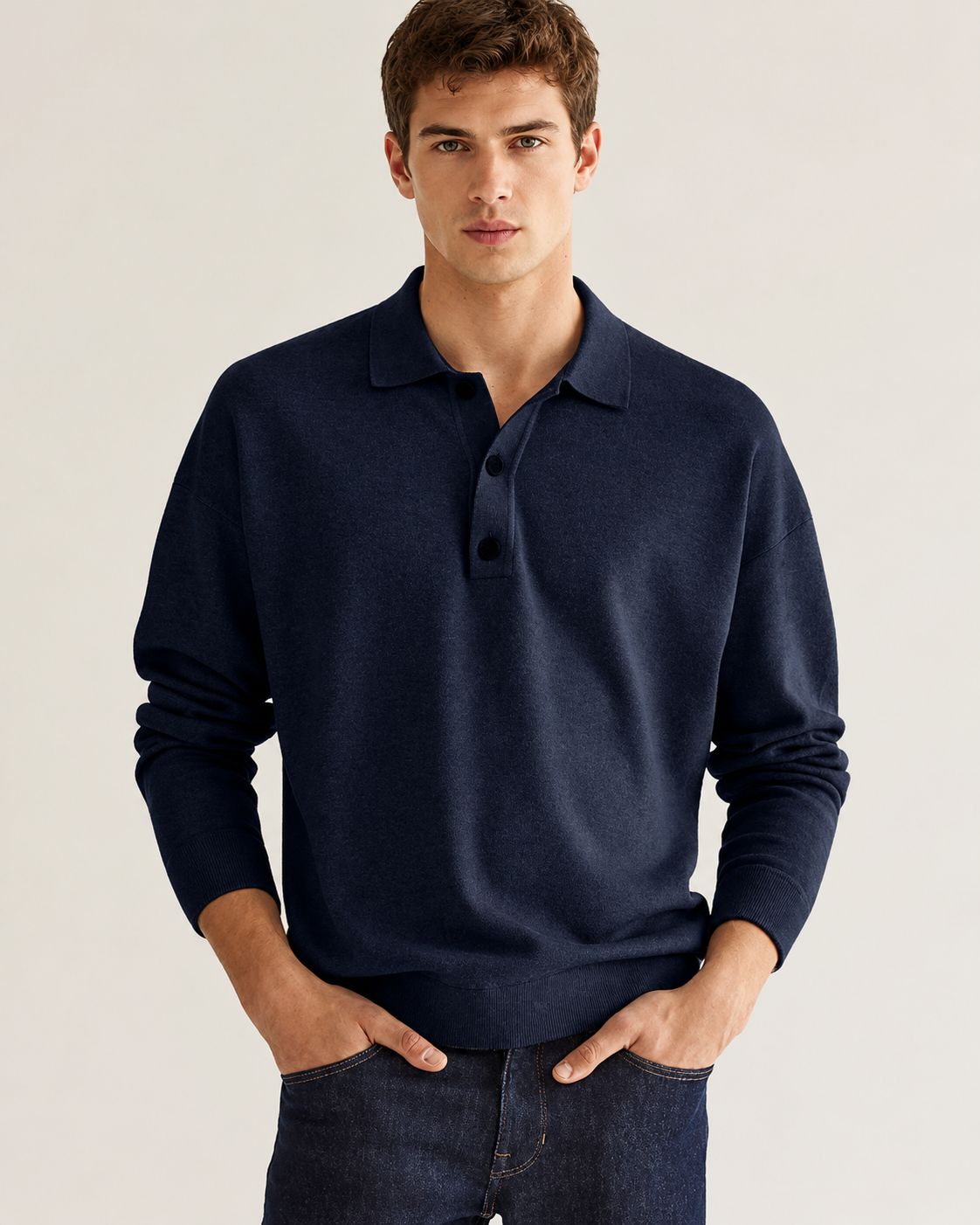 Norbert - Camisa Casual con Cuello