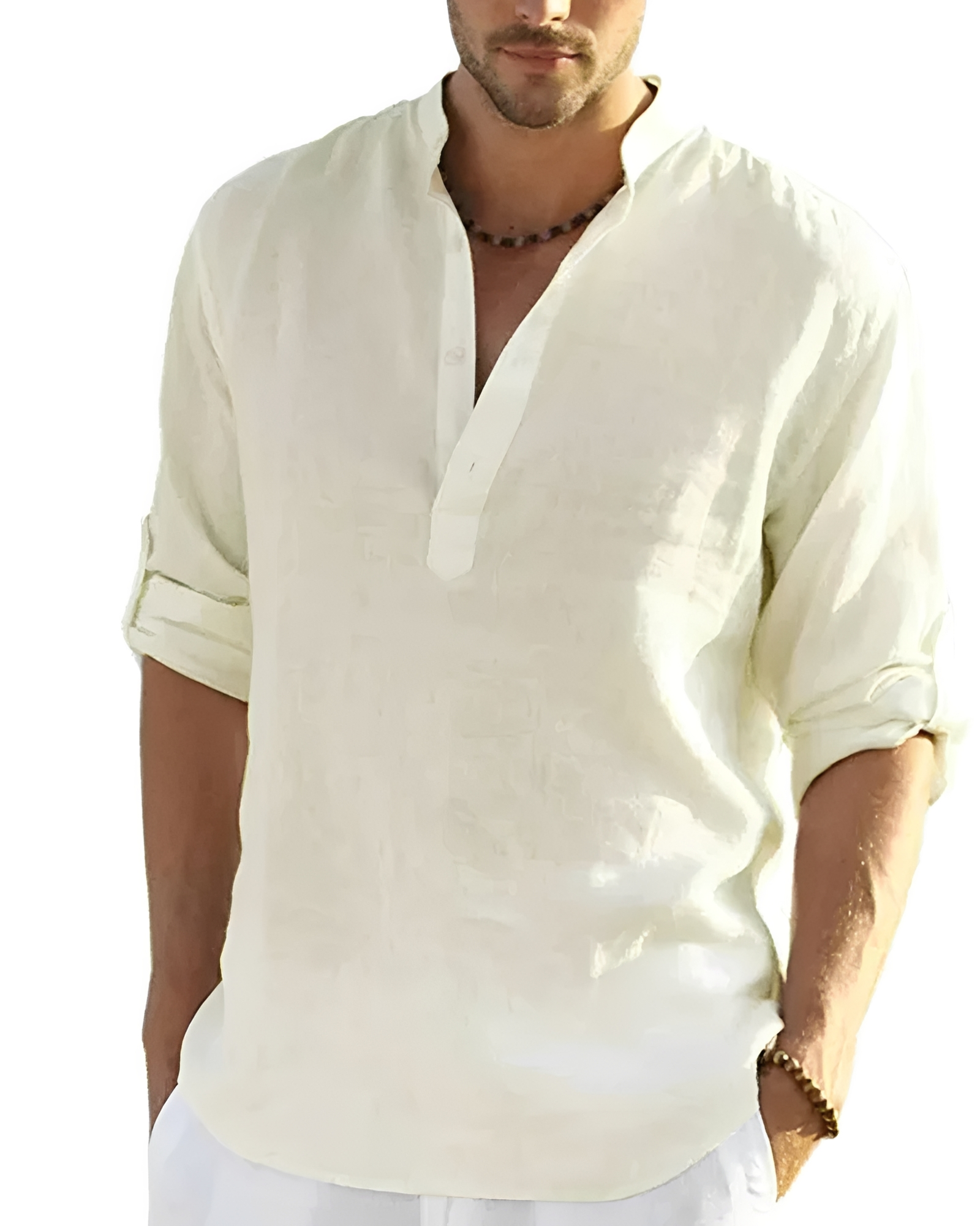Tristan - Camisa Cómoda con Cuello en V
