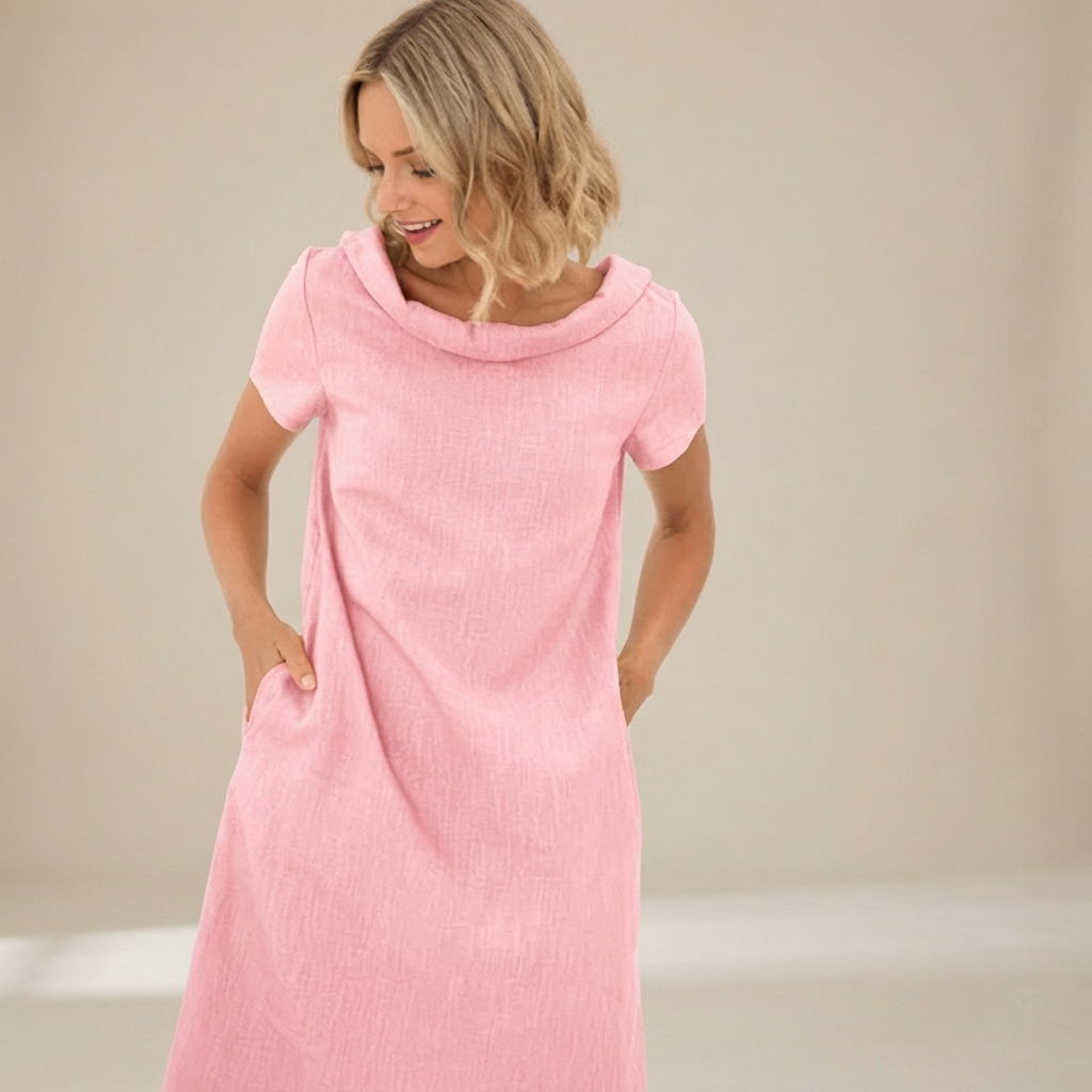 Laurette - Vestido Casual de Corte Suelto
