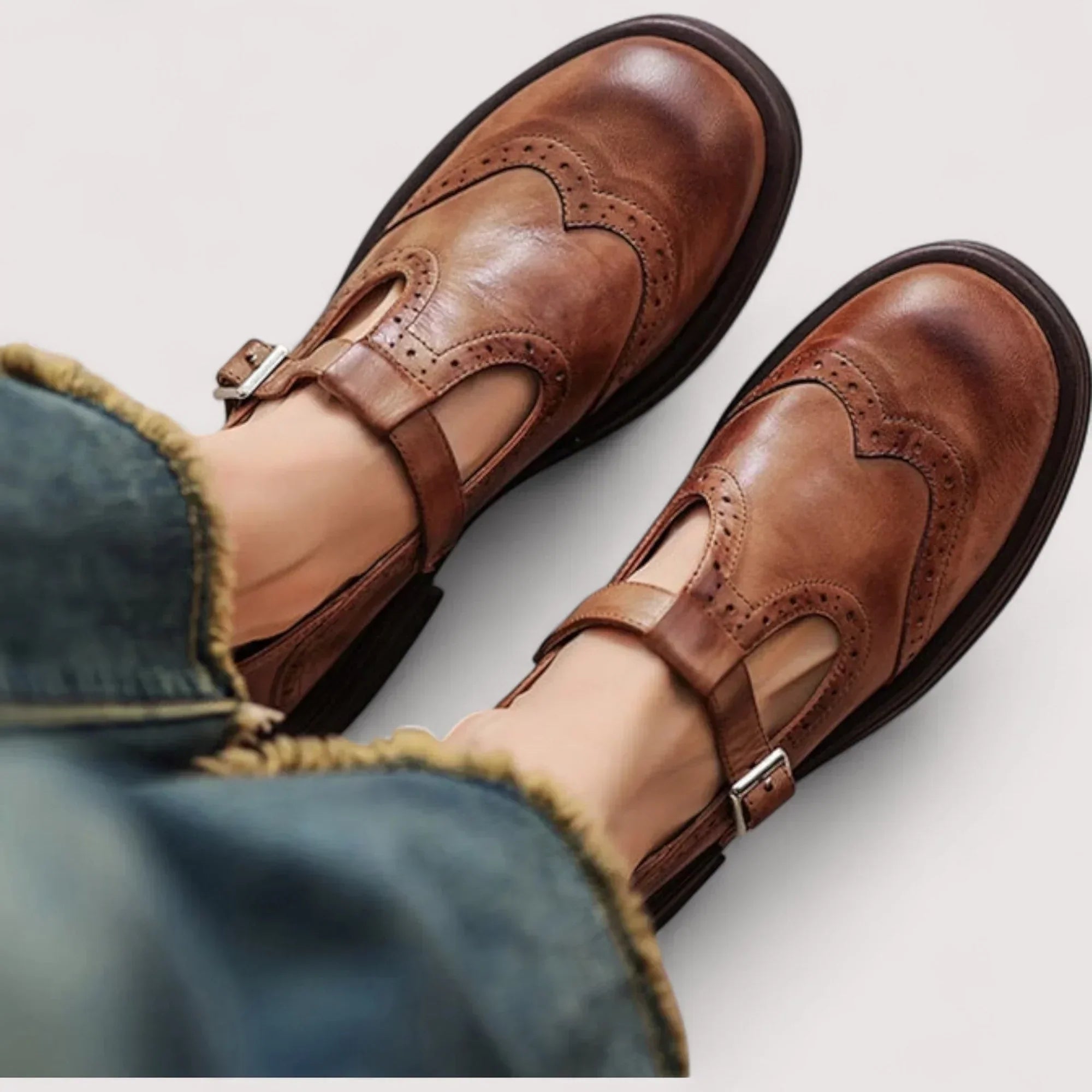 Claudia- Zapatos elegantes tipo Mary Jane para mujer