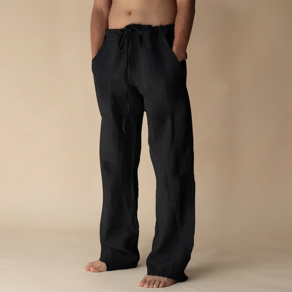 Arthur - Pantalones de pierna ancha para hombre