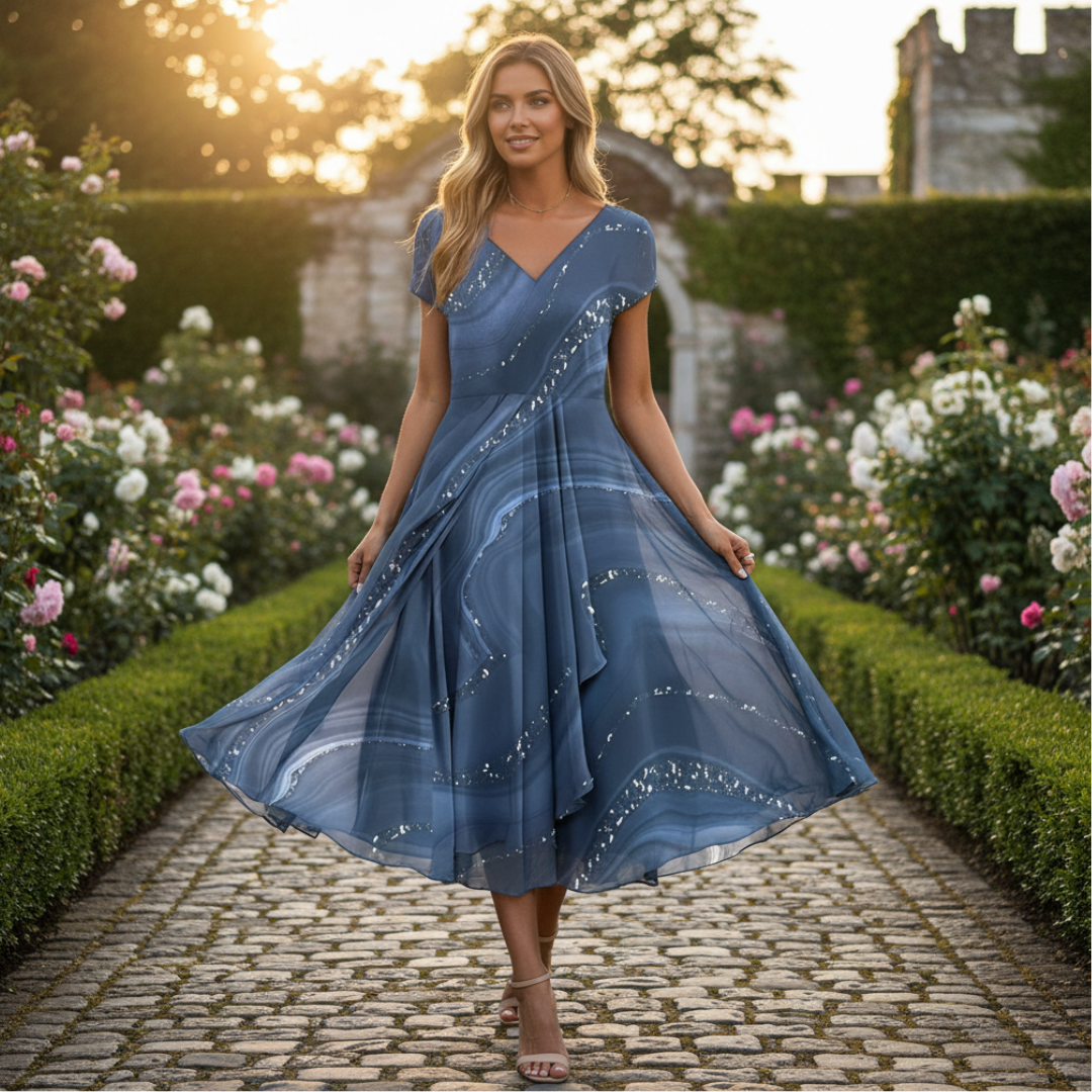 Eliana - Vestido Sofisticado con Escote en V