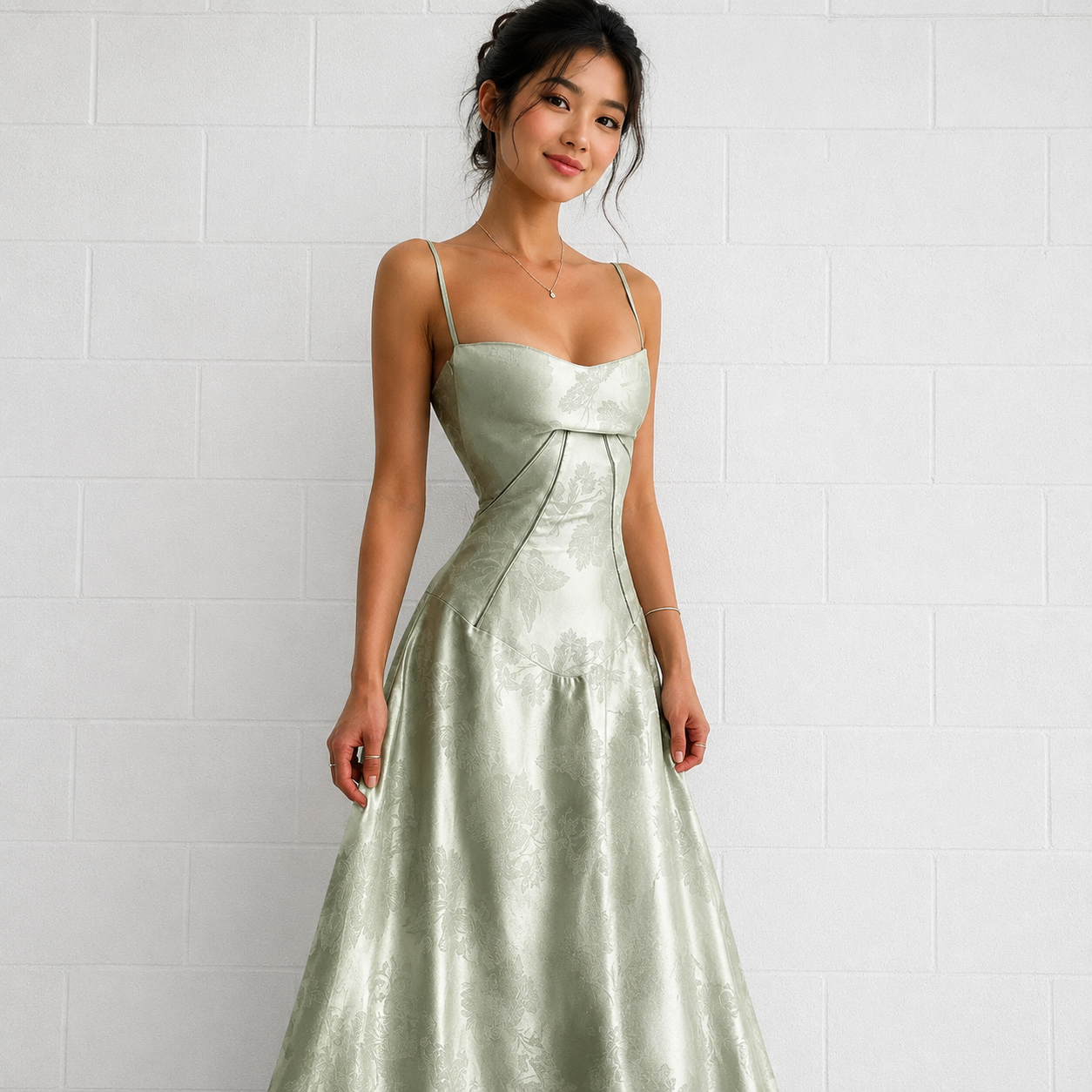 Sandra - Vestido Maxi Elegante de Corte Ajustado