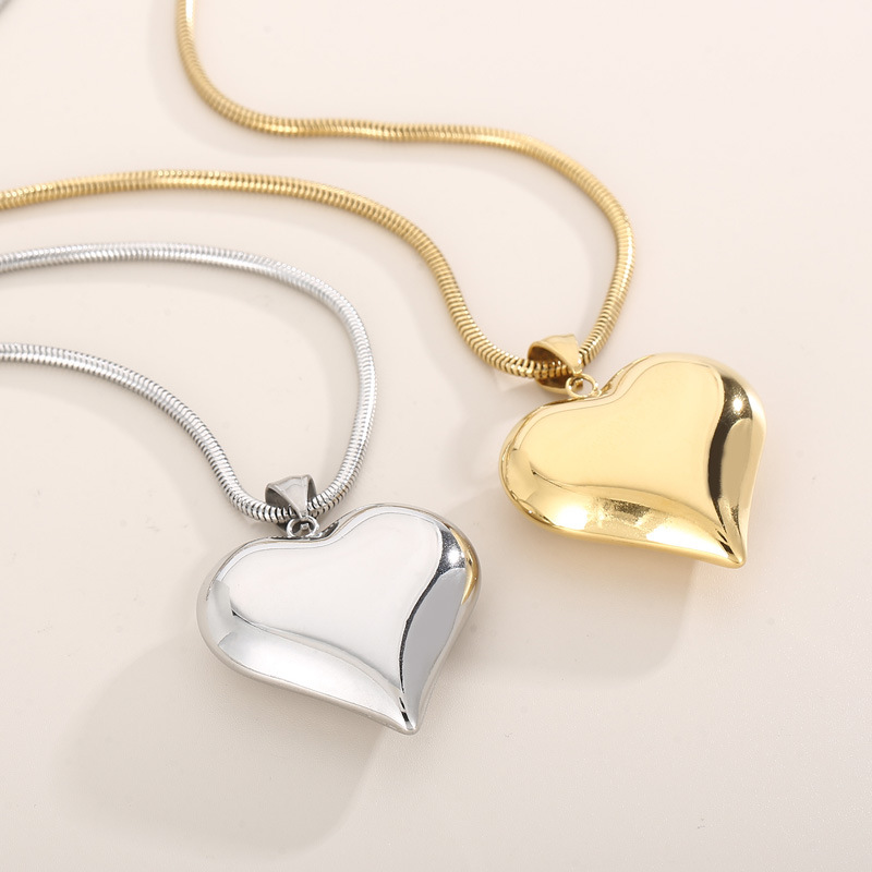 Gran corazón - Collar romántico de amor