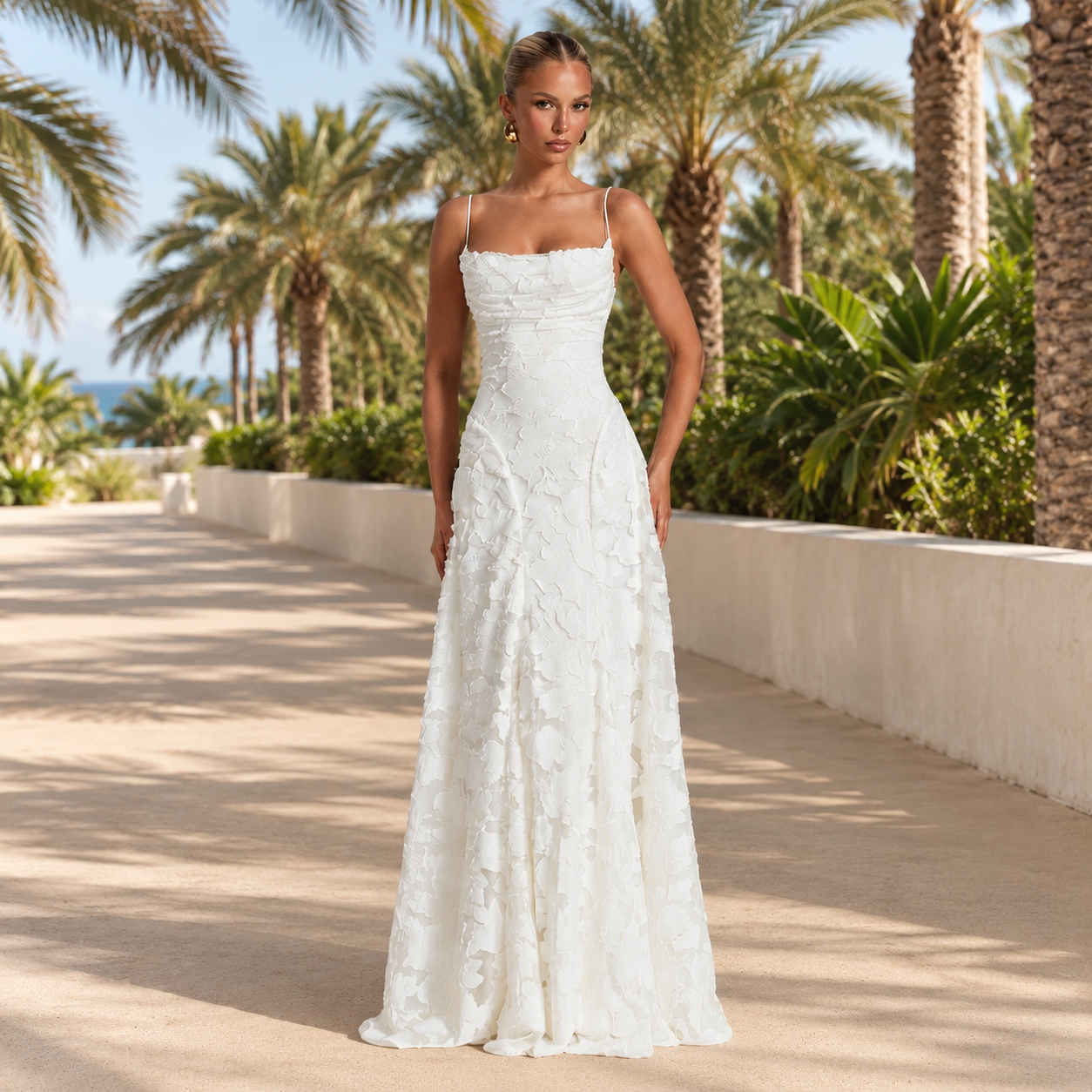 Helena - Vestido Maxi Elegante Sin Espalda