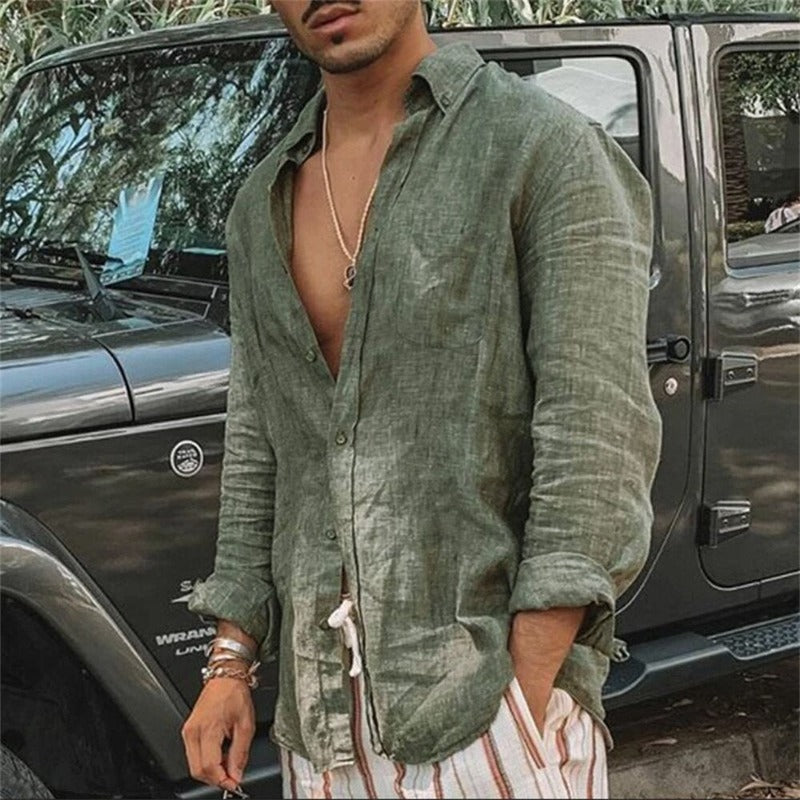 Harlo - Camisa estilosa con botones
