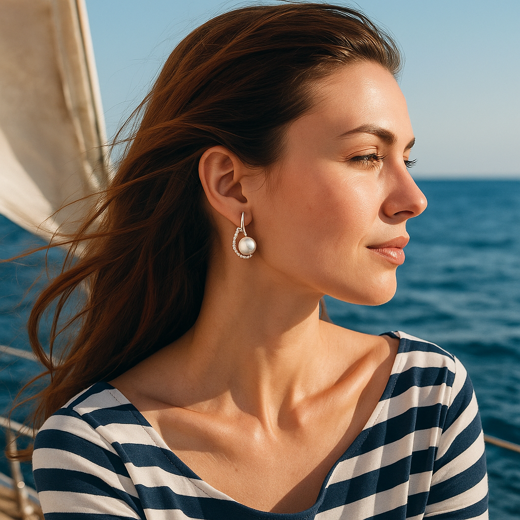 Bea – Pendientes de perla