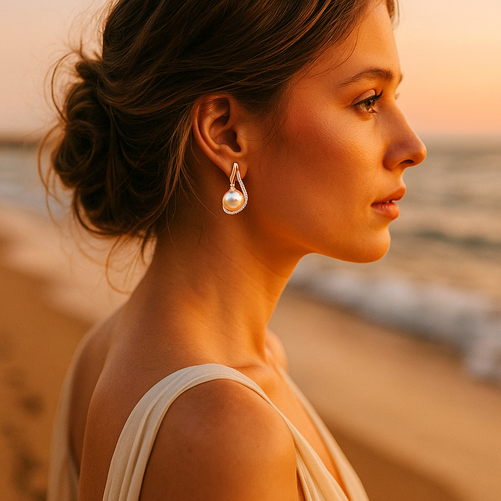Bea – Pendientes de perla