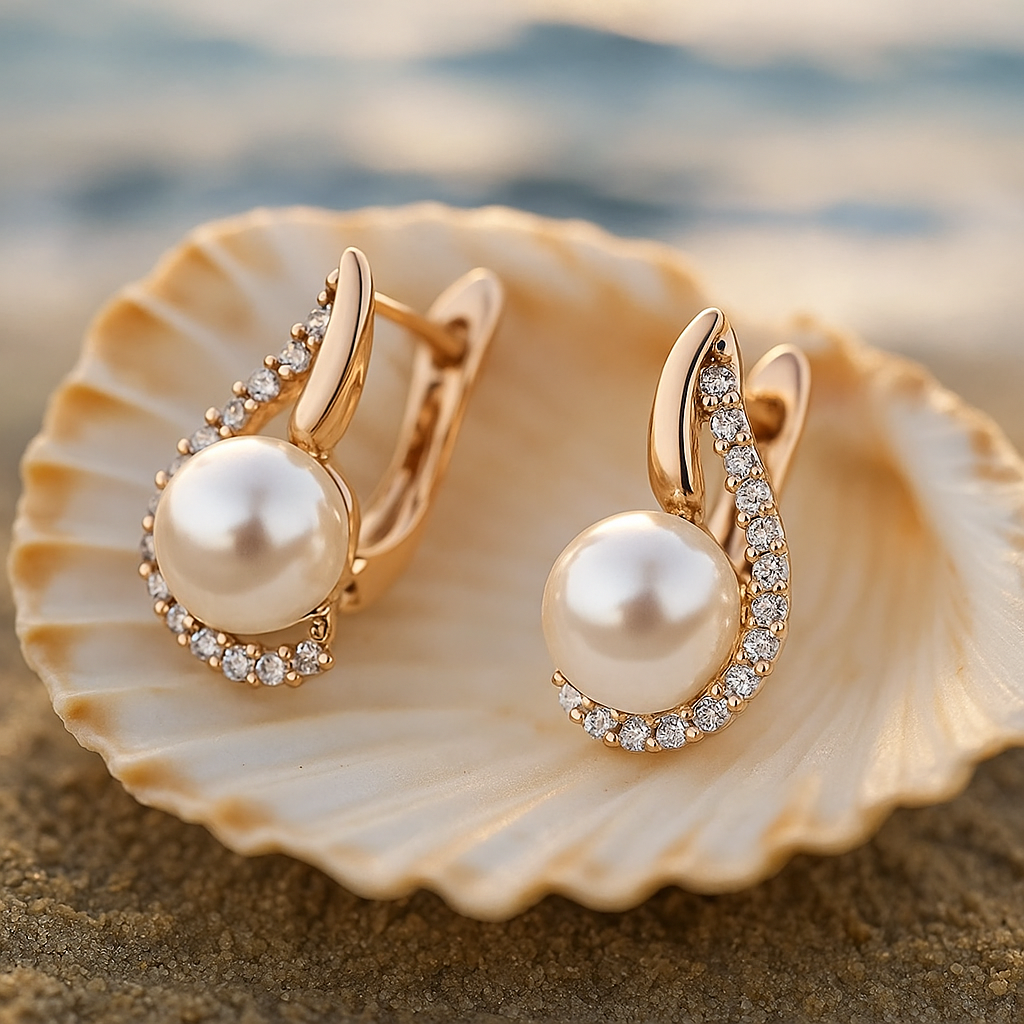 Bea – Pendientes de perla
