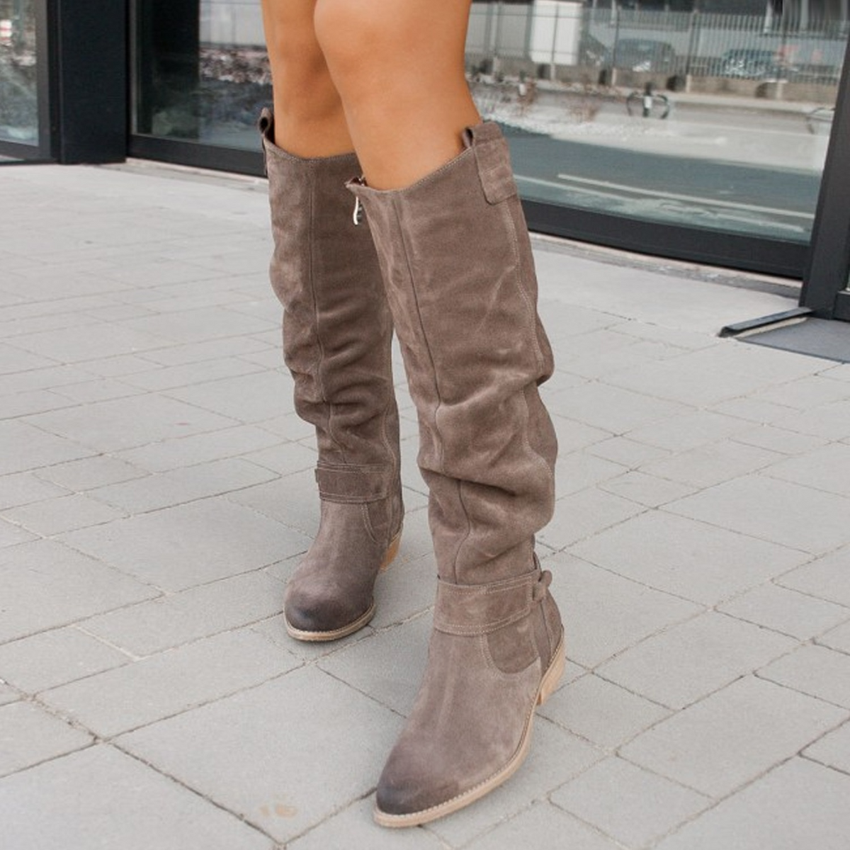 Terina – Botas casuales hasta la rodilla para mujeres