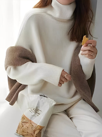 Yvette – Pullover con cuello alto para mujeres