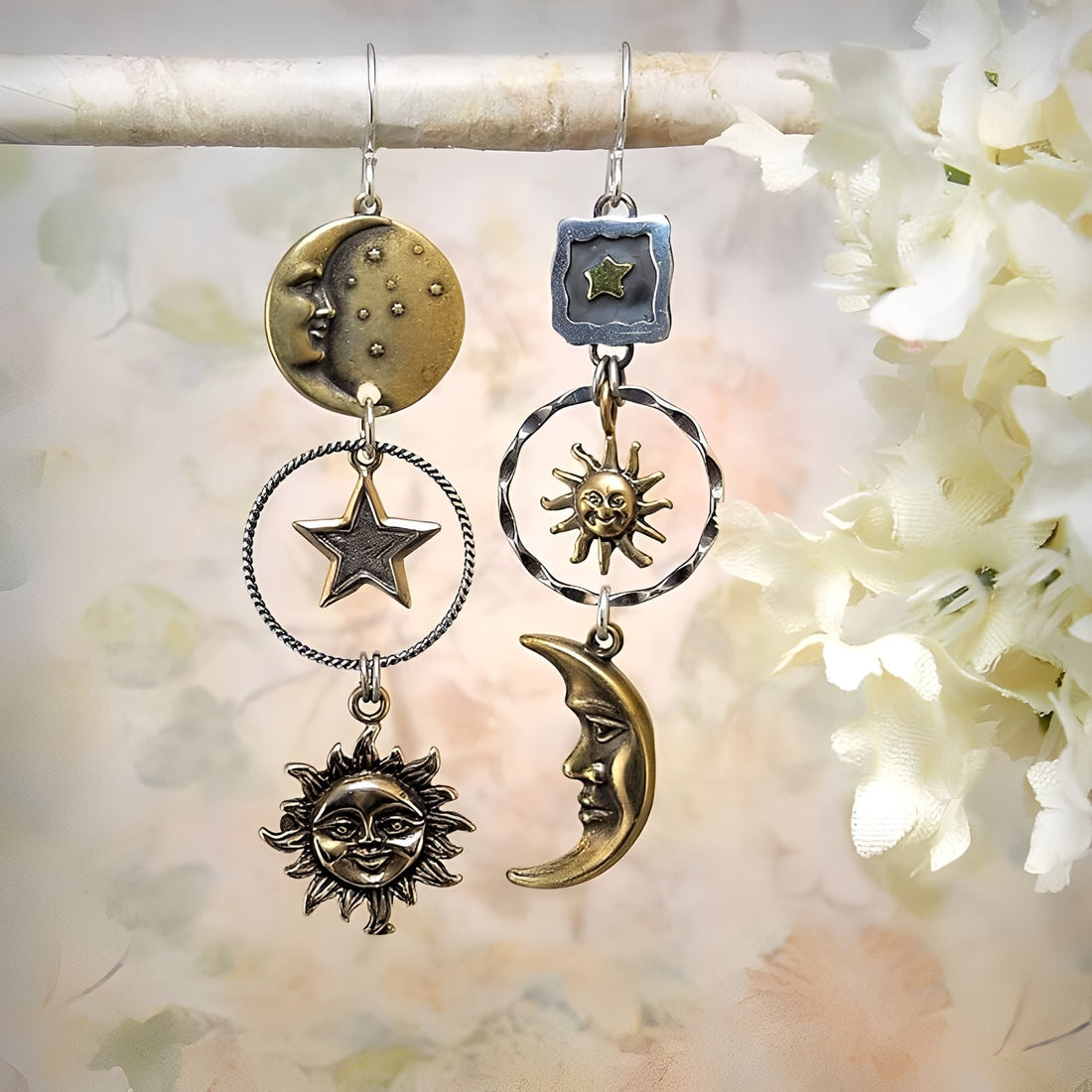 Janna – Pendientes sol y luna
