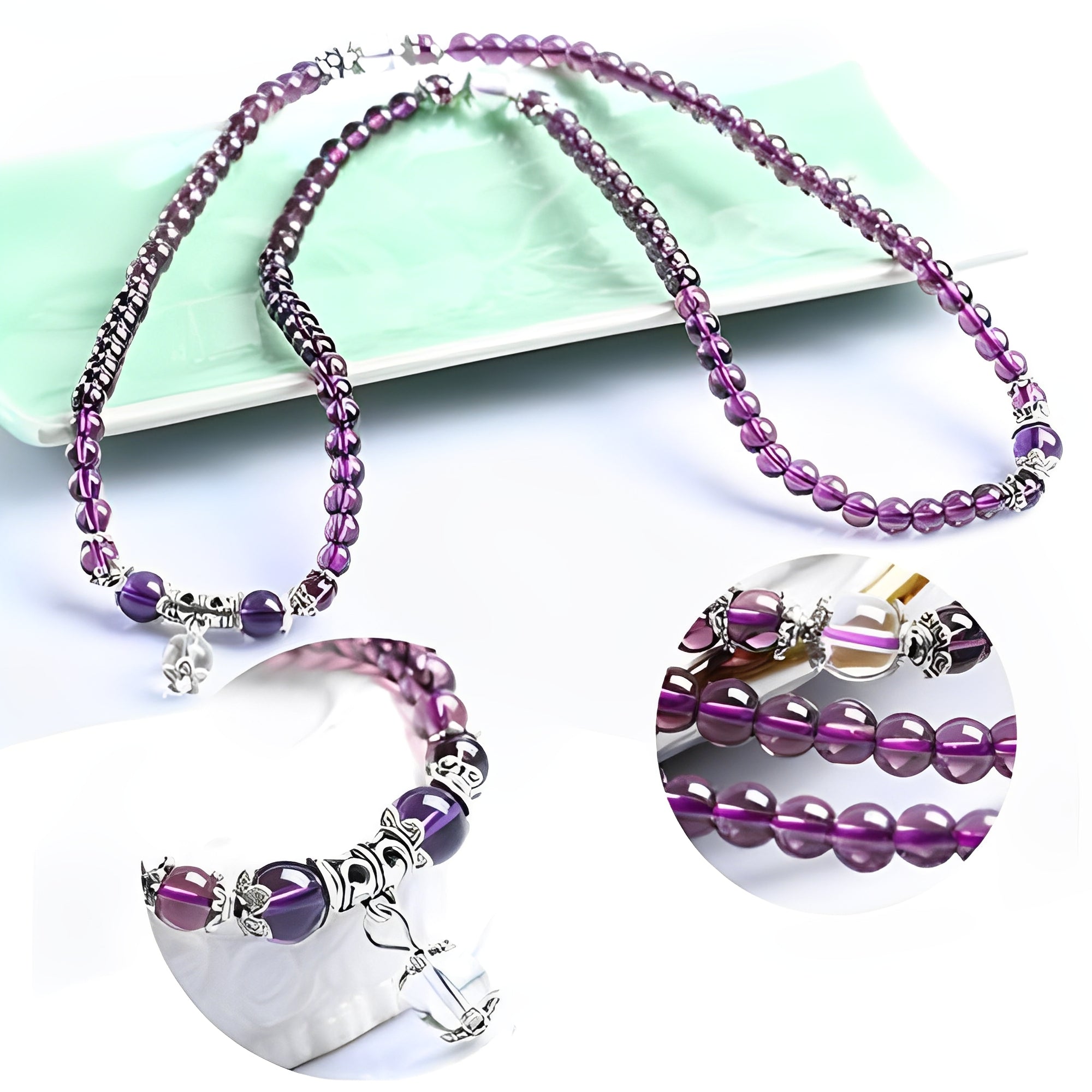 Mia – Pulsera y collar espiritual de amatista