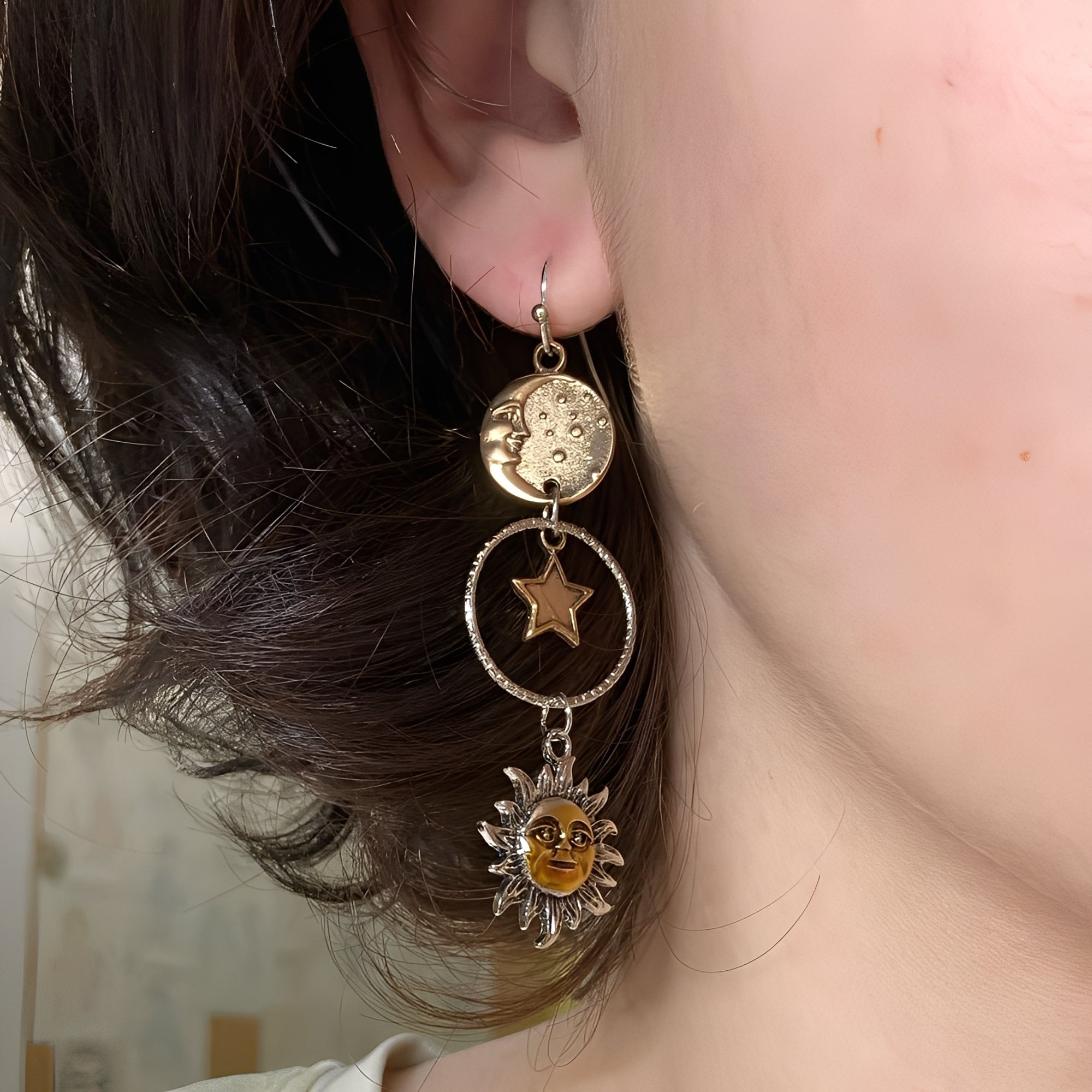Janna – Pendientes sol y luna