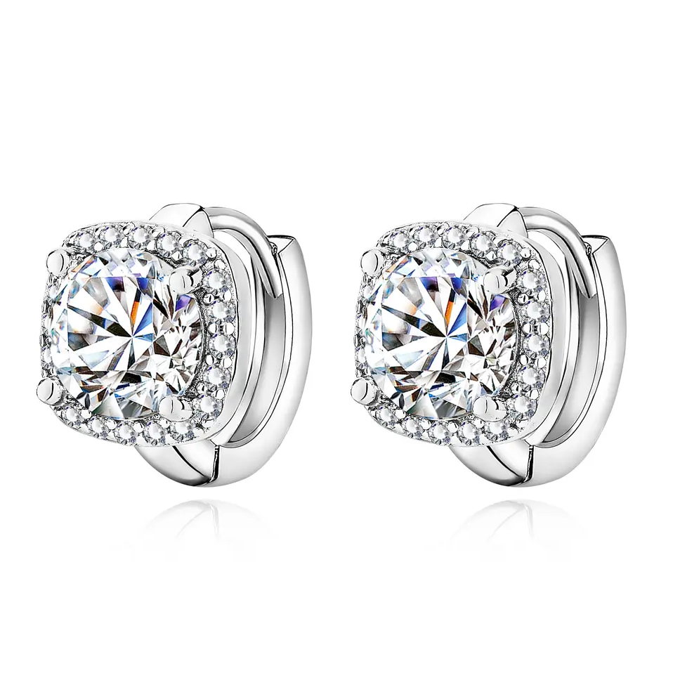 Nadine – Pendientes cuadrados de oro de 18K