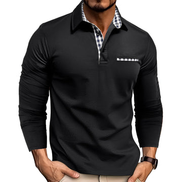 Jimmy - Camisa de manga larga, cálida y casual