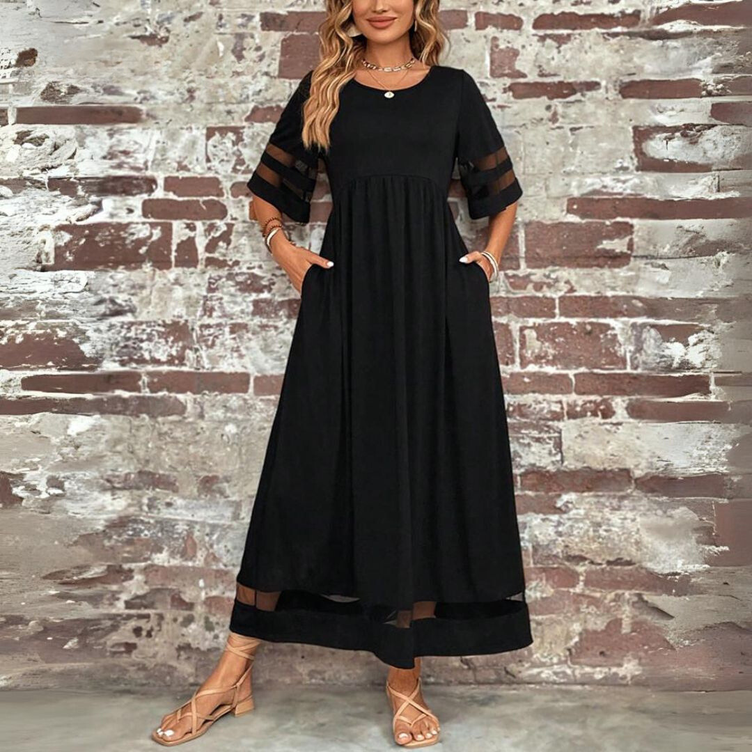 Amandine – Vestido elegante con efecto que oculta el barriga