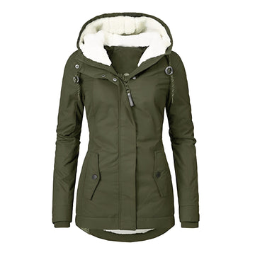 Earleen - Chaqueta cómoda y cálida con capucha