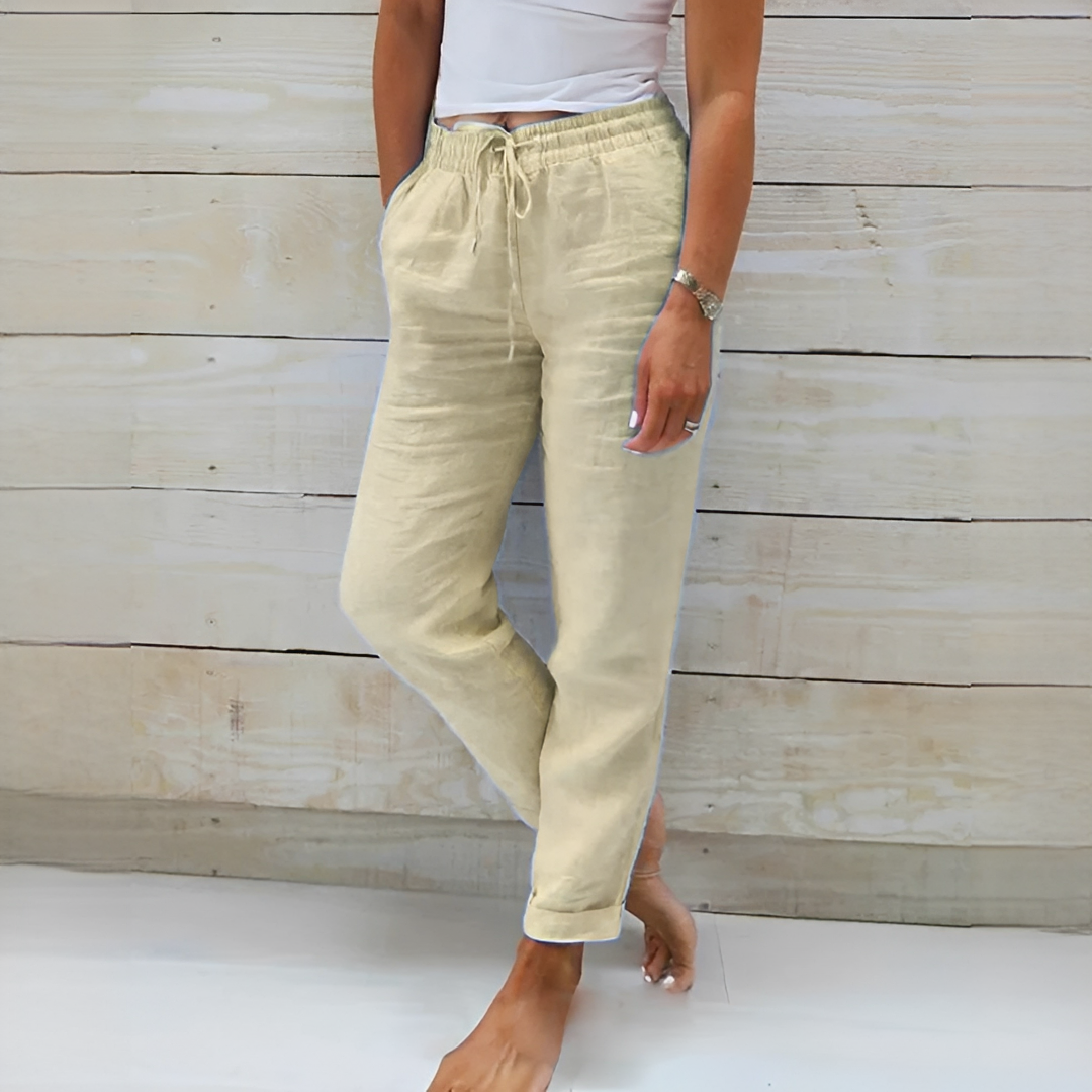 Susan - Pantalones de Corte Relajado Casual