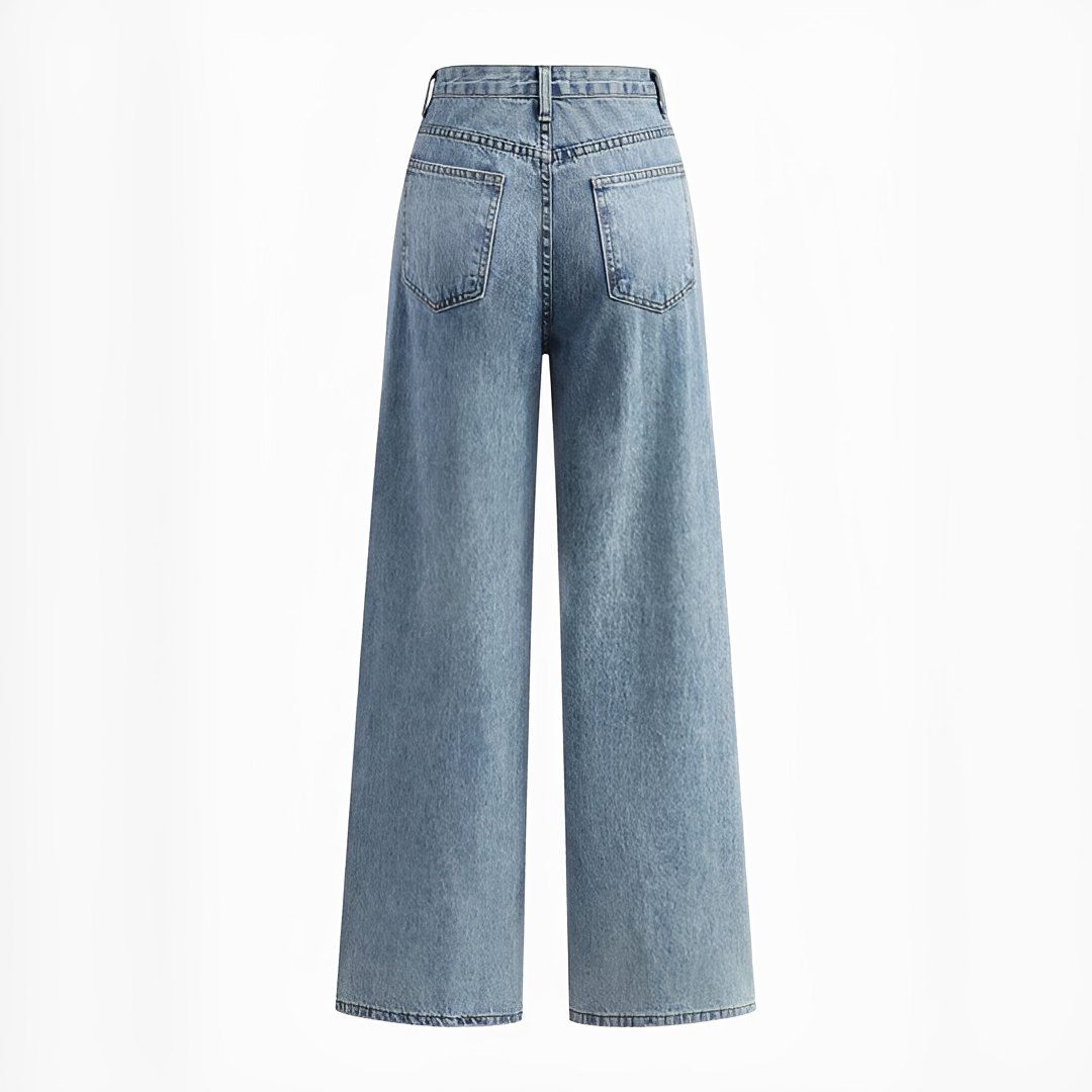Jolina - Pantalones con cintura asimétrica