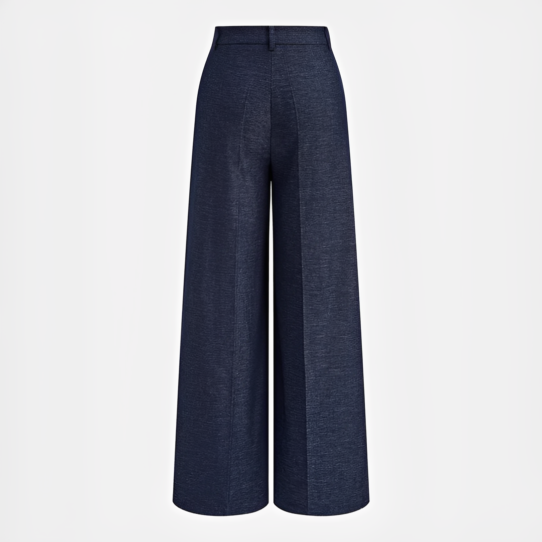 Leilani - Pantalones asimétricos de pierna ancha