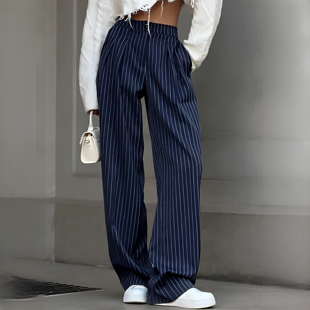Pelaine - Pantalones anchos casuales