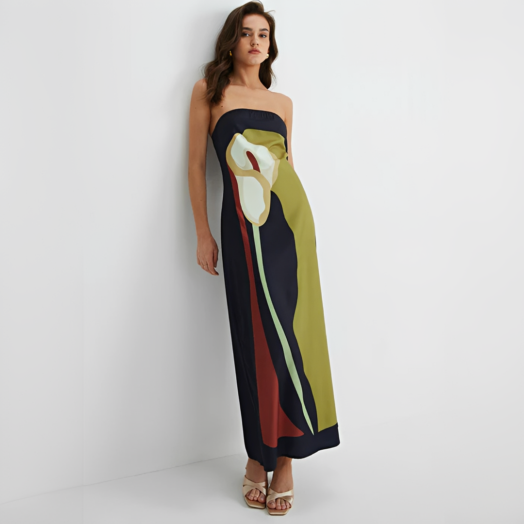 Delaney - Vestido Elegante con Estampado Floral
