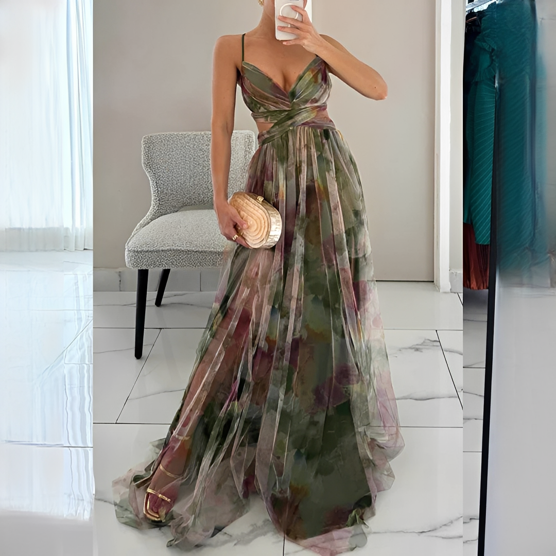 Lucinda - Vestido Maxi Estiloso y Fluido