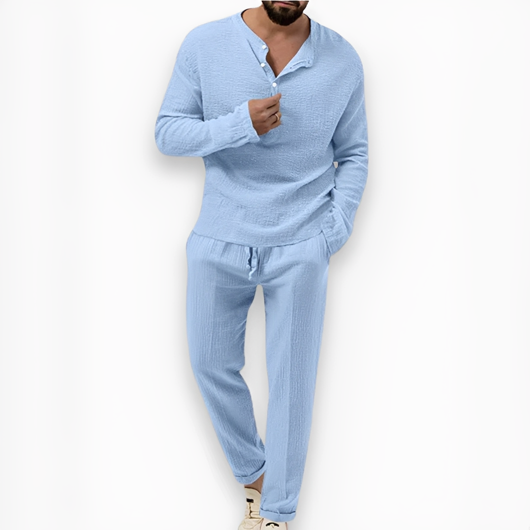 Eduard - Set veraniego de pantalón y top para hombre