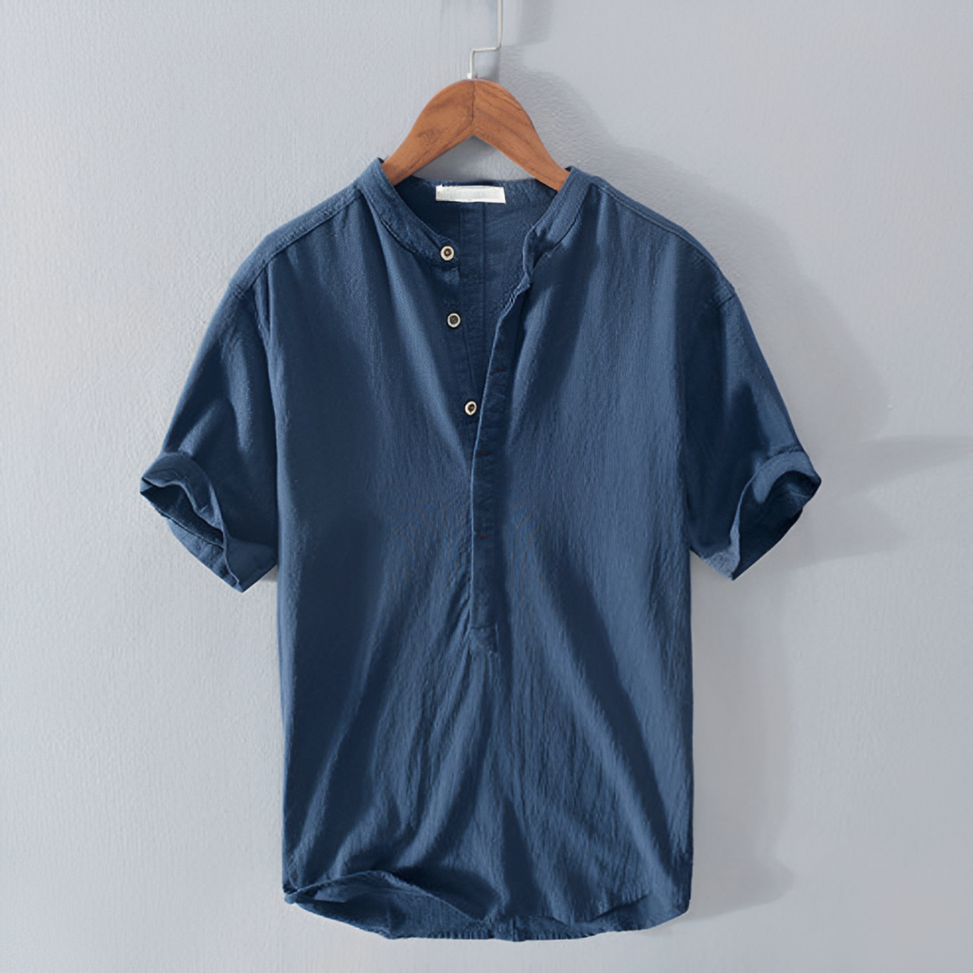 Thiago - Camisa Polo con Cuello Mao