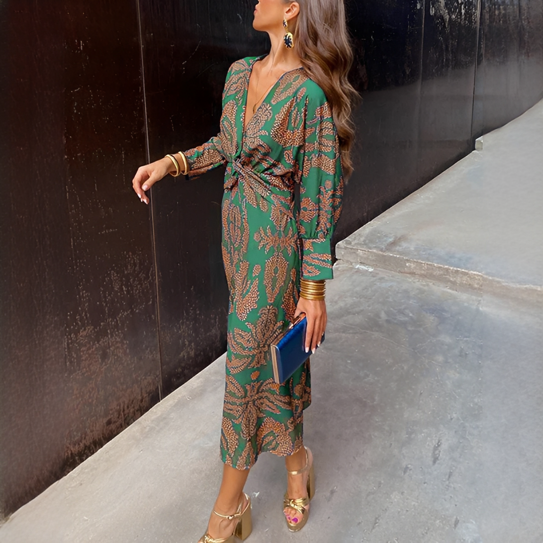 Elsie - Vestido maxi chic
