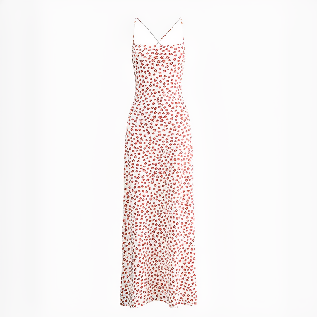 Emily - Vestido largo suelto con tirantes