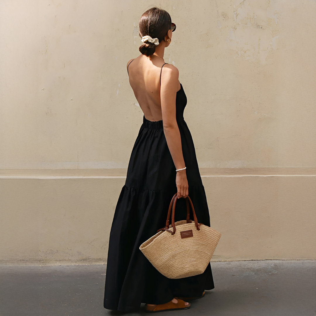 Melou - Elegante y chic vestido largo