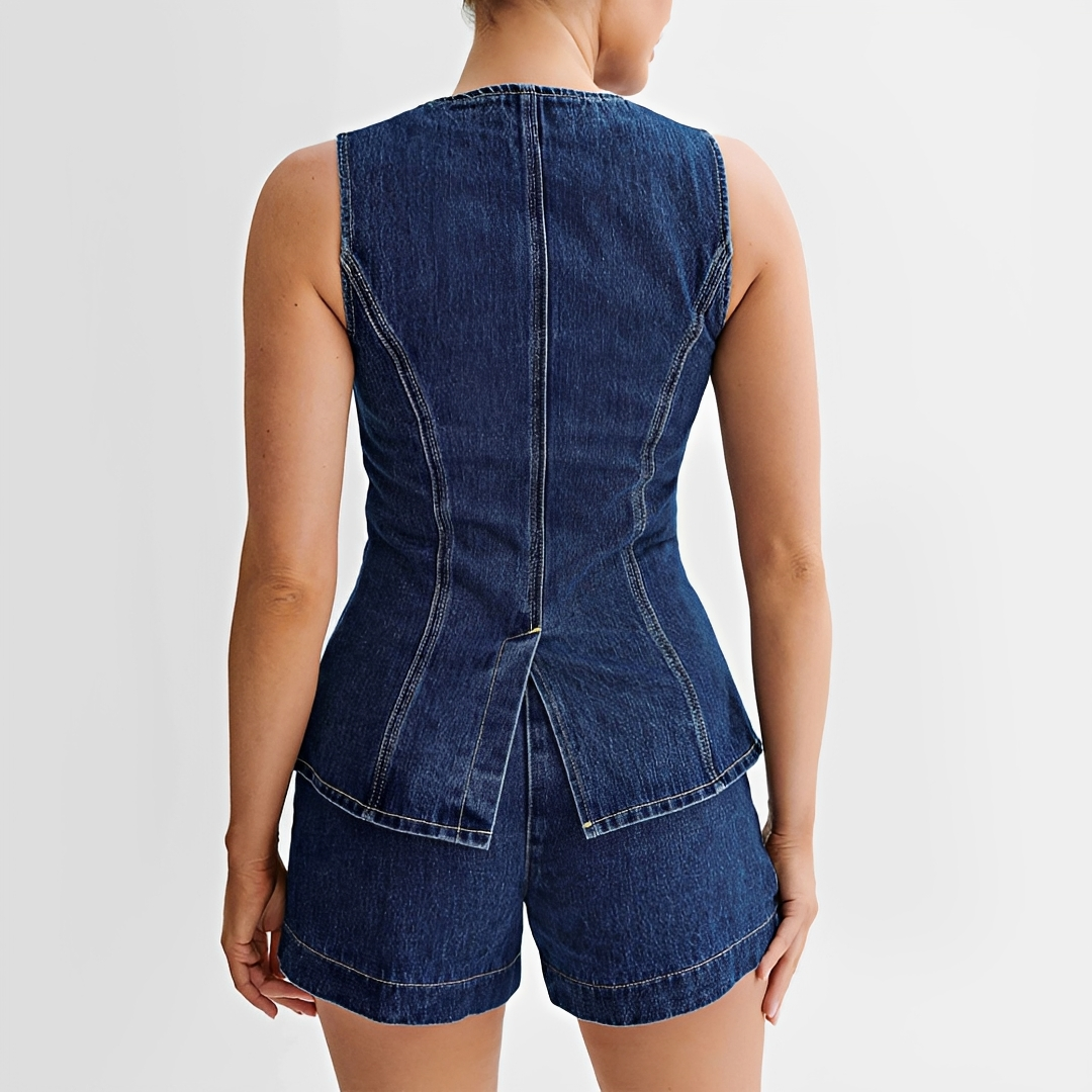 Collin - Set de Chaleco y Shorts Moderno