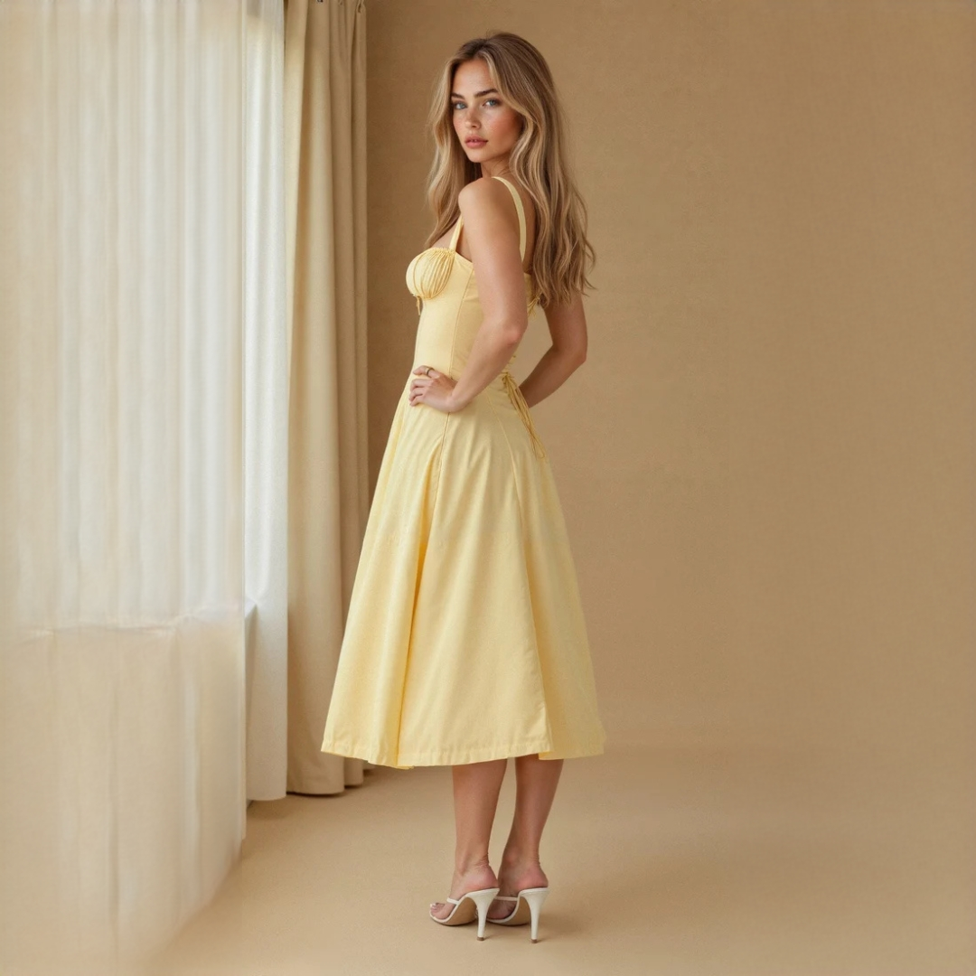 Liana - Vestido midi elegante