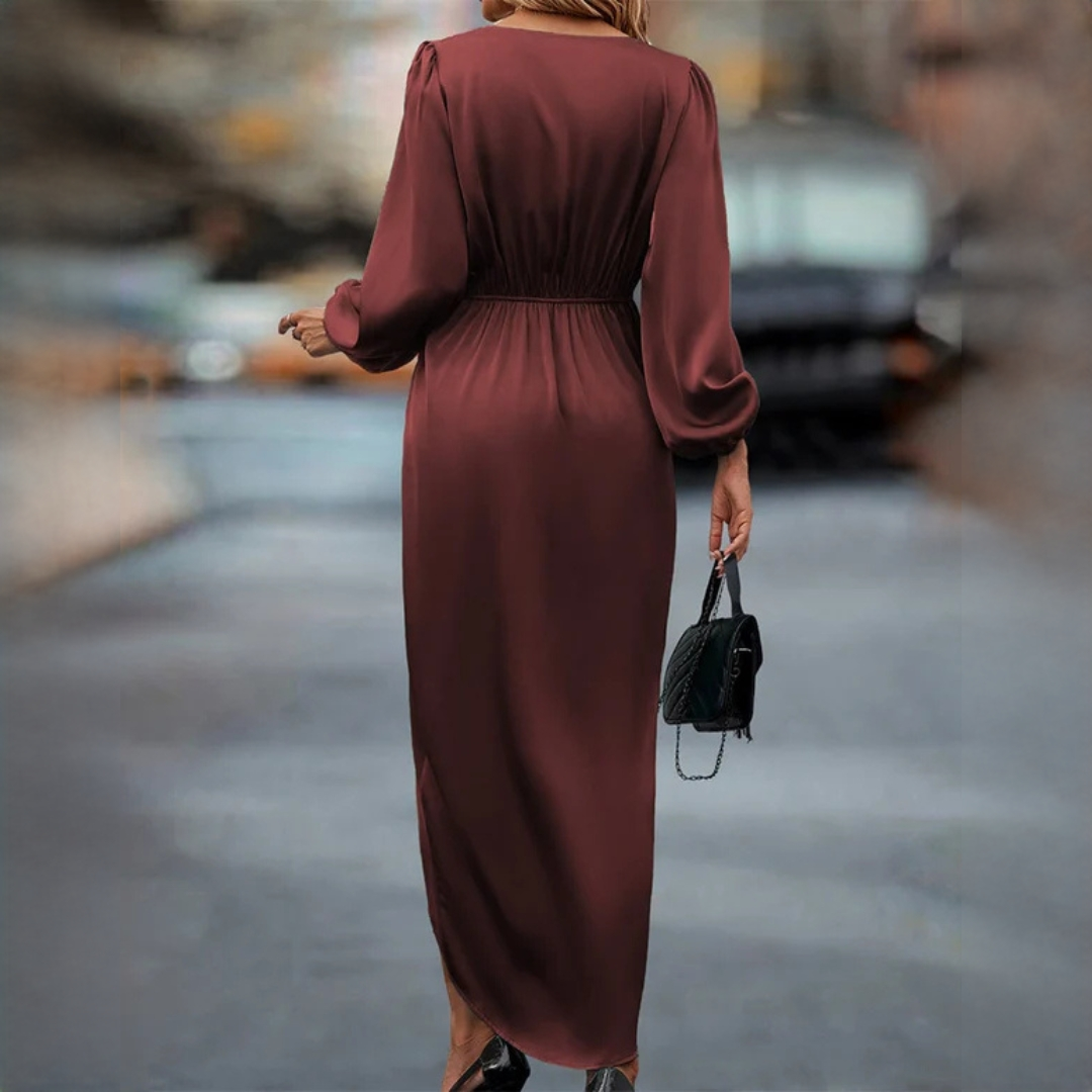 Leona - Vestido elegante de manga larga