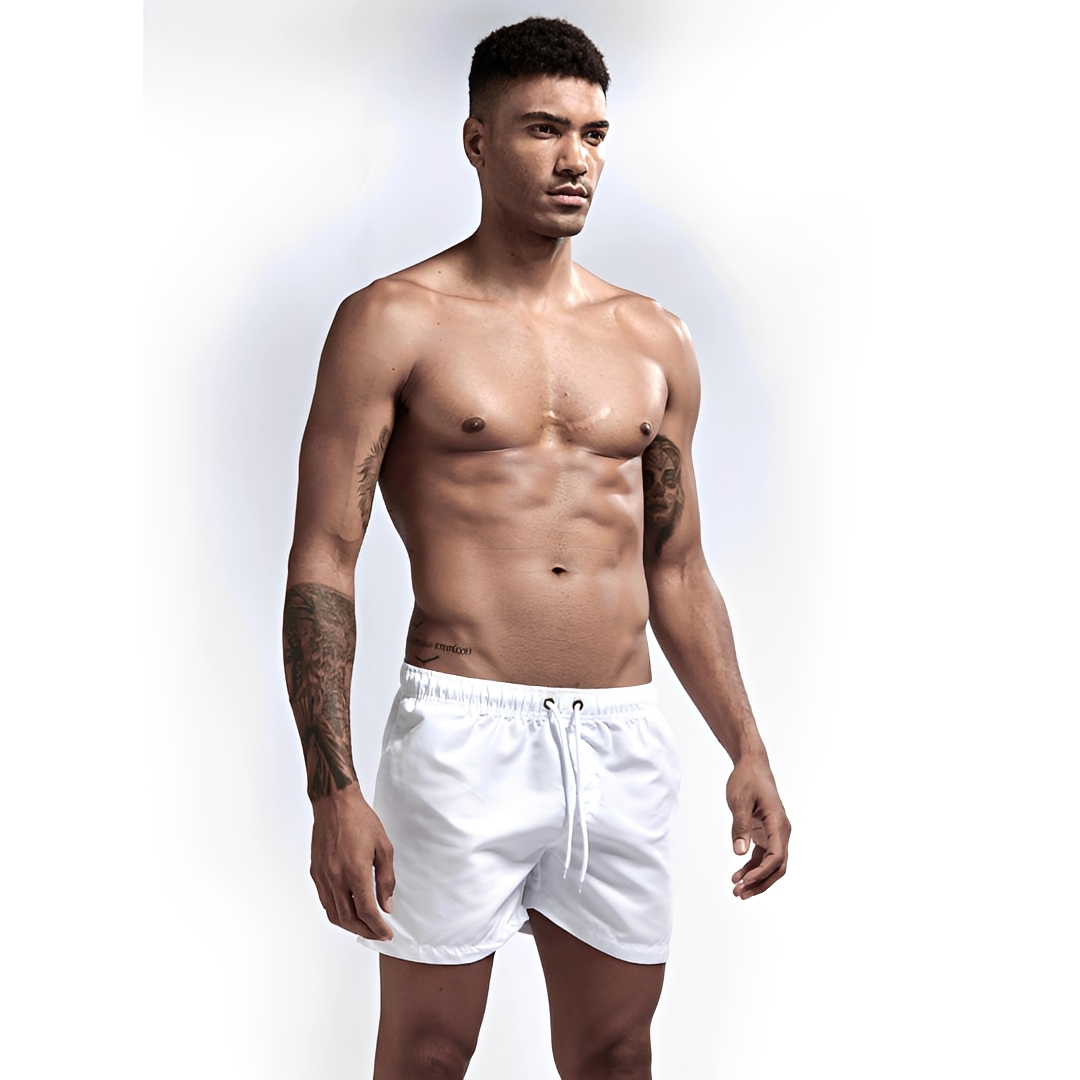 Fritzneil - Shorts de baño para hombre cómodos