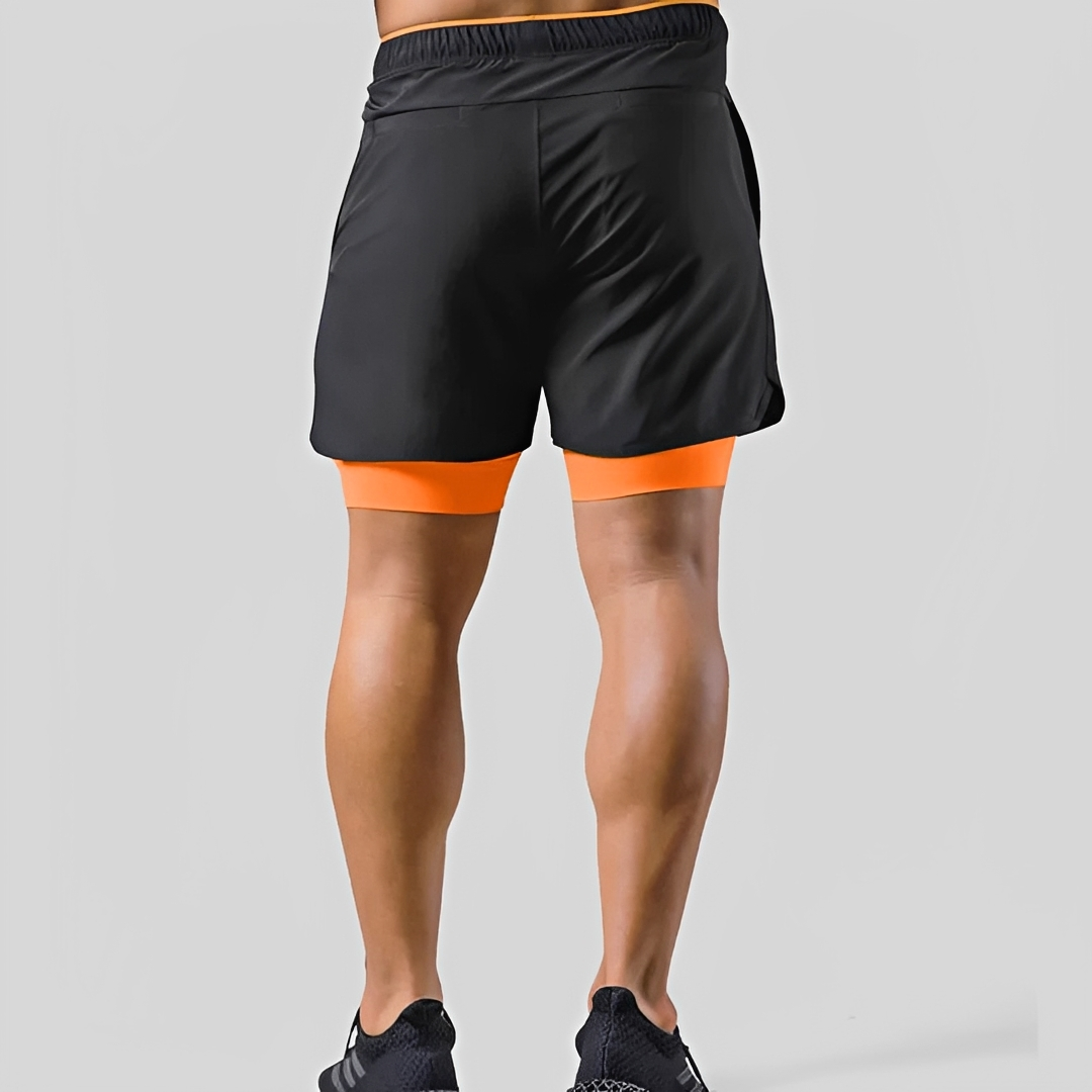 Steven - Corto para hombre - Doble espesor para el deporte