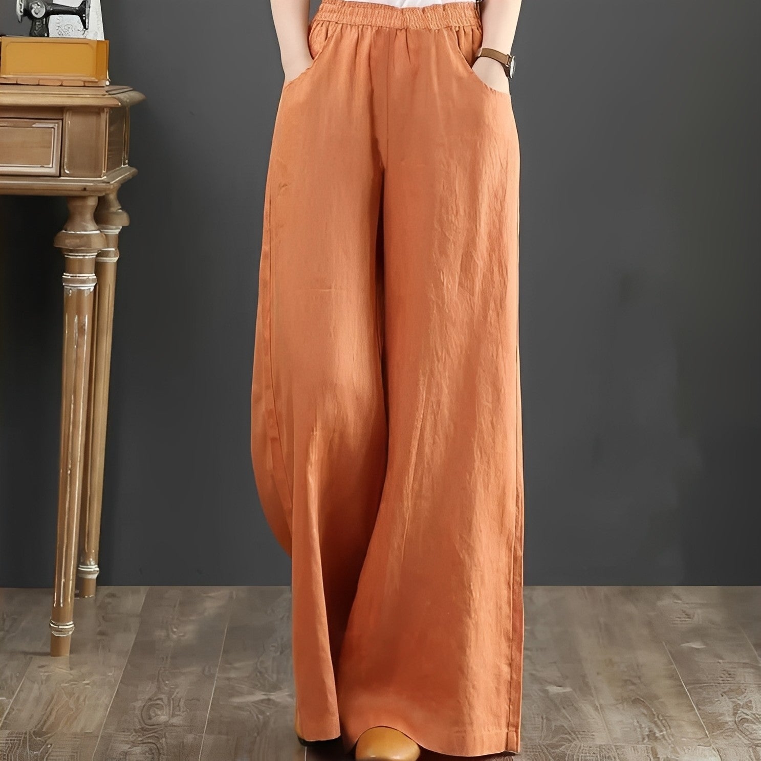 Dorothy - Pantalones cómodos de pierna ancha para mujeres