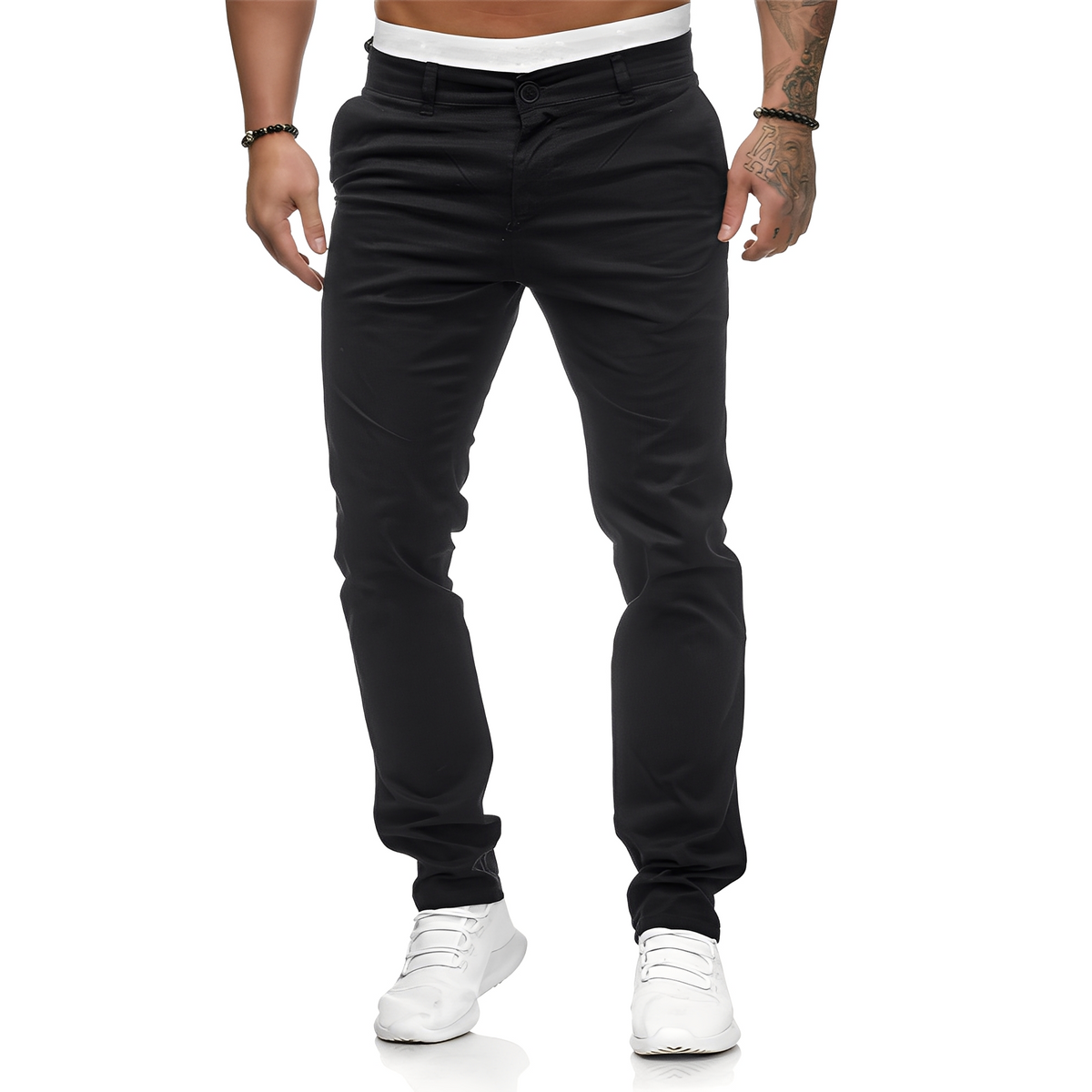 Colby - Pantalones cómodos de corte ajustado