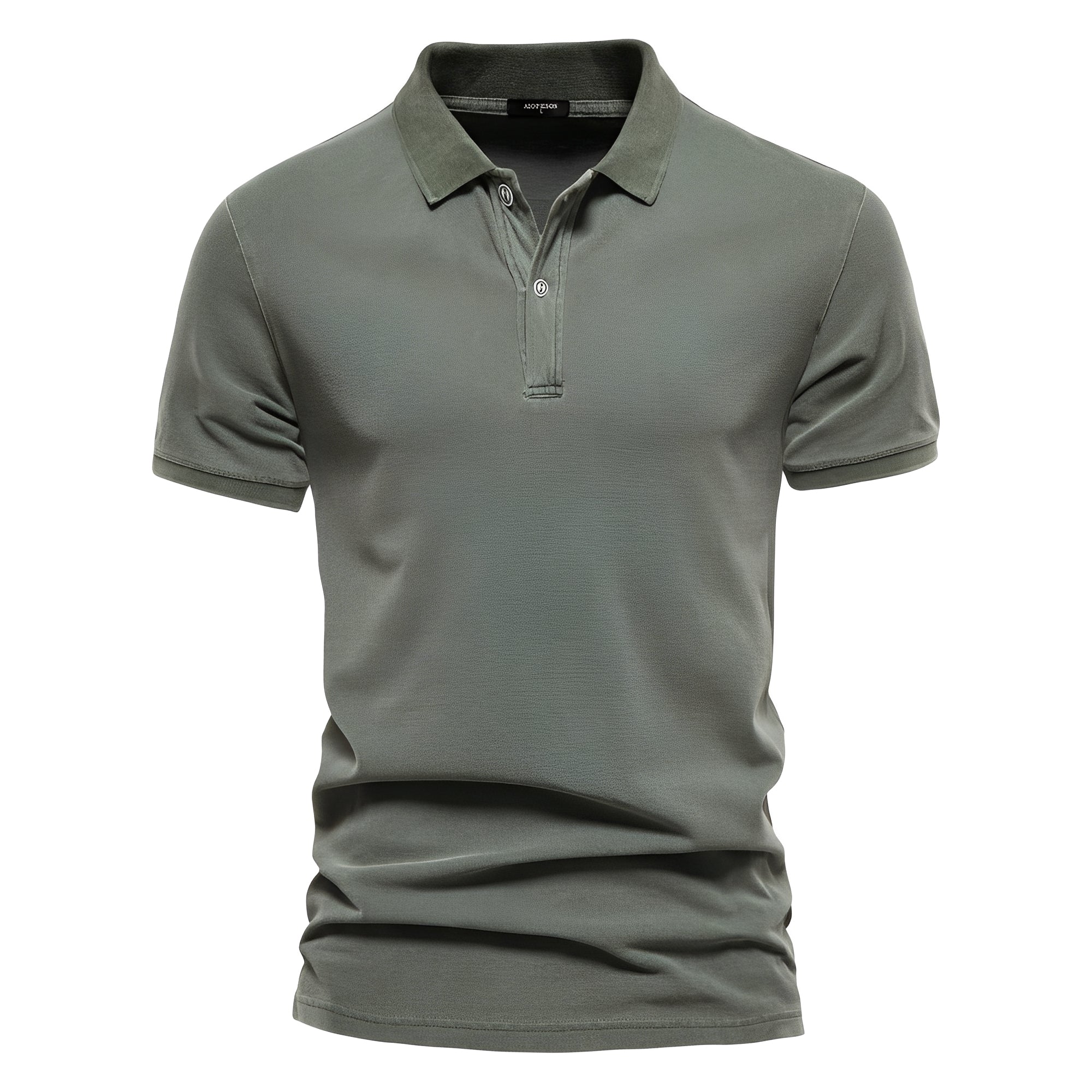 Geliant - Camisa de verano de moda con corte ajustado para hombre