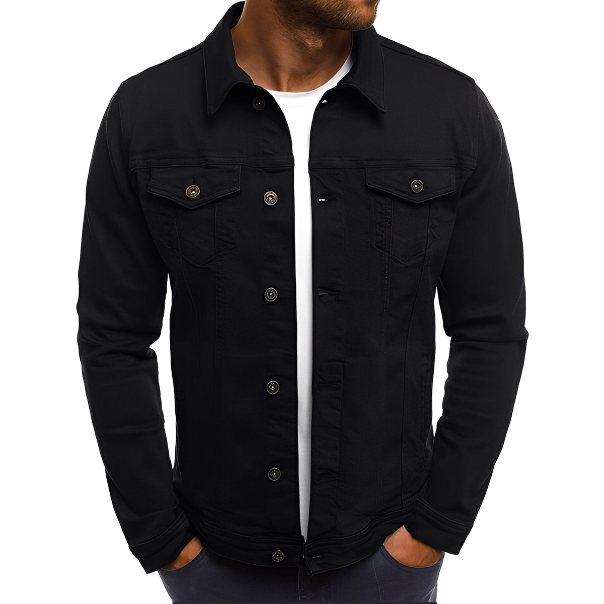 Steven - Chaqueta robusta con bolsillos
