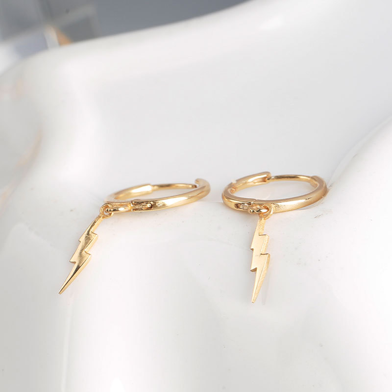 Pendientes Lightning Hoop - Pendientes Rayo