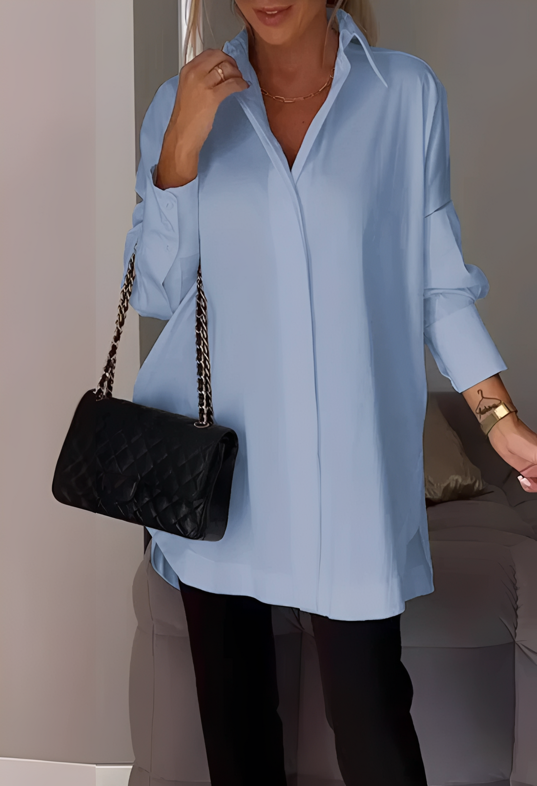 Lauren - Camisa Elegante de Manga Larga