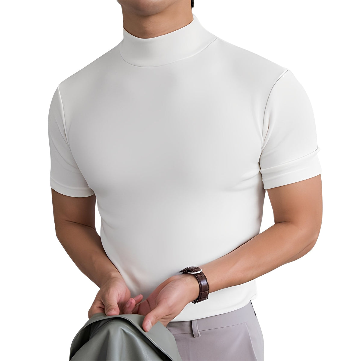 Terence - Camiseta cómoda de corte slim-fit