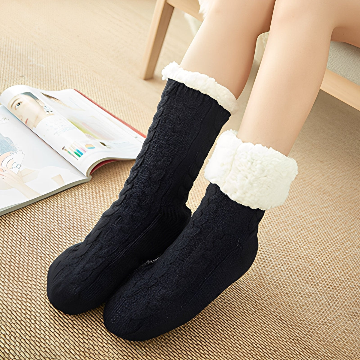 Jessica - Calcetines de Invierno Cálidos para Mujer